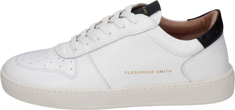 Alexander Smith Leren Heren Sneakers White Heren