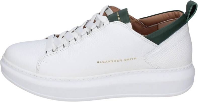 Alexander Smith Leren Heren Sneakers White Heren