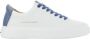 Alexander Smith Blauwe Katoenen Sneakers Alazldm 9010.Wdf White Heren - Thumbnail 5