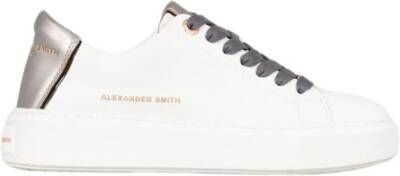 Alexander Smith Londen Vrouw Donker Zilver Sneakers White Dames