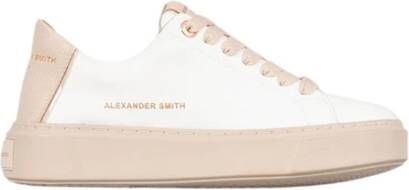 Alexander Smith Londen Vrouw Wit Beige Sneakers White Dames