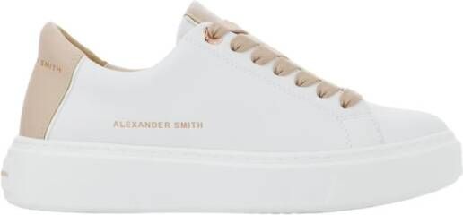 Alexander Smith London Woman White Nude Sneakers Multicolor Dames