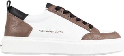 Alexander Smith Luxe Bond Street Witte Sneakers White Heren