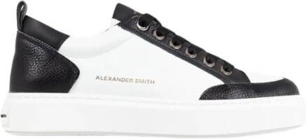 Alexander Smith Luxe Straatstijl Zwart Wit Sneakers White Heren