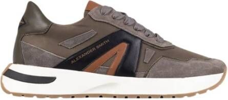 Alexander Smith Militaire Cognac Runner Sneakers Brown Heren