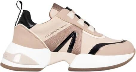 Alexander Smith Moderne Marmer Vrouw Sneaker Beige Multicolor Dames