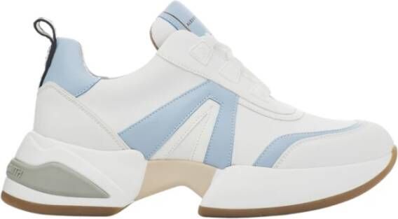 Alexander Smith Moderne Marmer Vrouw Sneaker Wit Blauw White Dames