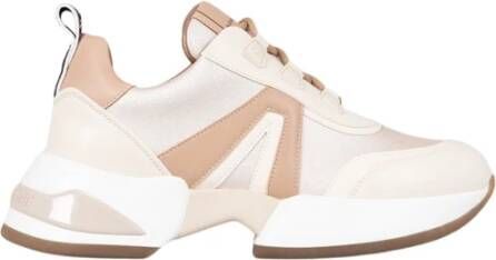 Alexander Smith Moderne Marmeren Dames Sneaker Ivoor Naakt Beige Dames