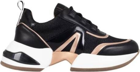 Alexander Smith Moderne Marmeren Dames Sneaker Zwart Black Dames