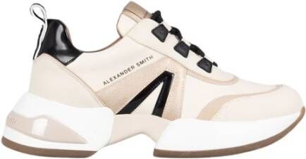 Autry Witte en Lichtblauwe Leren Sneakers voor Heren White Heren