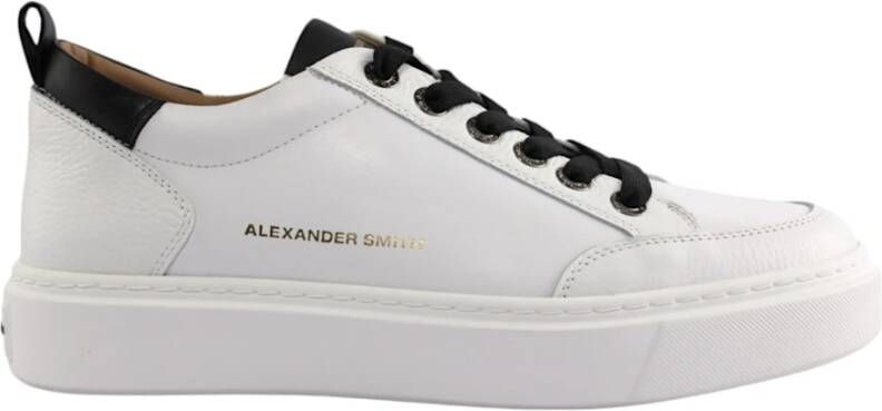 Alexander Smith Monochrome Sneakers voor Mannen en Vrouwen White Heren