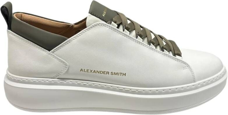 Alexander Smith Pelle Sneaker White Heren