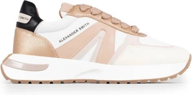 Alexander Smith Platform Sneakers Wit Multicolor Dames