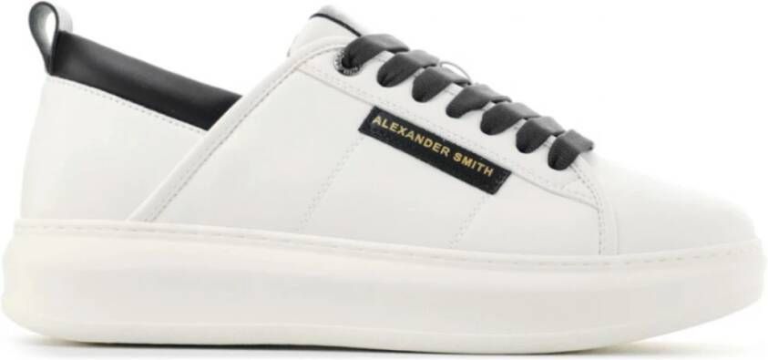 Alexander Smith Eco Wembley Sneaker Wit Zwart White Heren