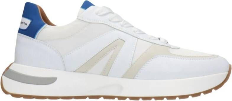 Alexander Smith Sneakers Wit Blauw Stijlvol Model White Heren