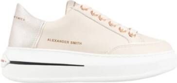 Alexander Smith Stijlvolle Sneaker Collectie Beige Dames