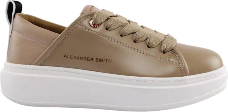 Alexander Smith Stijlvolle Wembley Sneakers Brown Dames