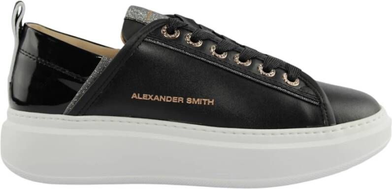 Alexander Smith Stijlvolle zwarte sneakers voor heren Black Dames