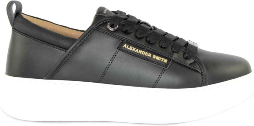 Alexander Smith Stijlvolle Zwarte Wembley Sneakers Black Heren