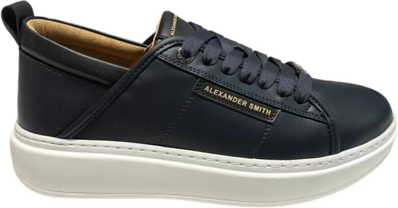 Alexander Smith Synthetische Sneaker Blue Heren