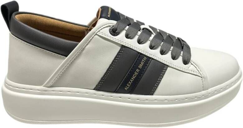 Alexander Smith Synthetische Sneaker White Heren