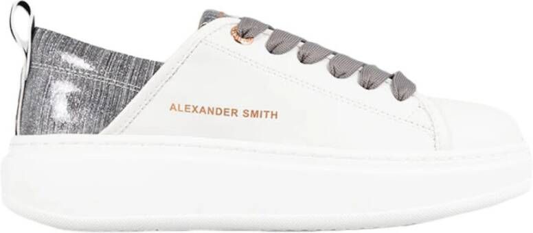 Alexander Smith Vegan Sneakers Grigio Aw24 White Dames