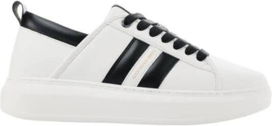 Alexander Smith Wembley Groene Sneakers met Zwarte Details White Heren