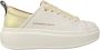 Alexander Smith Wembley High Leren Sneaker Wit White Dames - Thumbnail 1