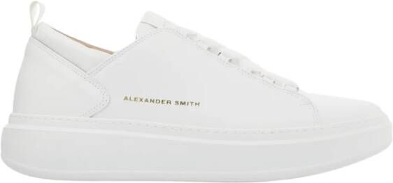 Alexander Smith Wembley Man Total White Sneakers White Heren