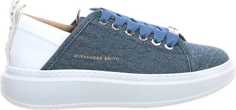 Alexander Smith Wembley Sneakers Avio White Blue Heren