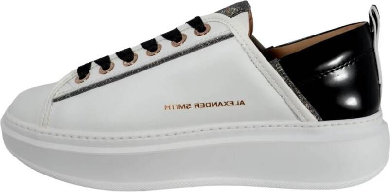 Alexander Smith Wembley Sneakers Wit Zwart White Dames