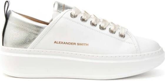 Alexander Smith Wembley Wit Zilver Sneaker White Dames