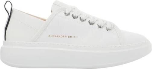 Alexander Smith Wembley Woman White Silver Sneakers White Dames