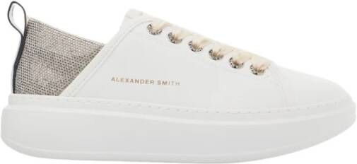 Alexander Smith Wit Beige Wembley Vrouw Sneakers Multicolor Dames