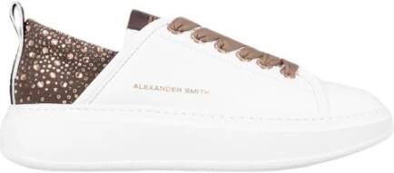 Alexander Smith Wit Brons Sportieve Elegantie Sneakers Multicolor Dames