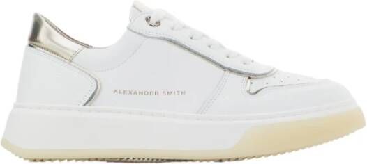 Alexander Smith Wit Goud Sneakers Elegante Stijl Multicolor Dames