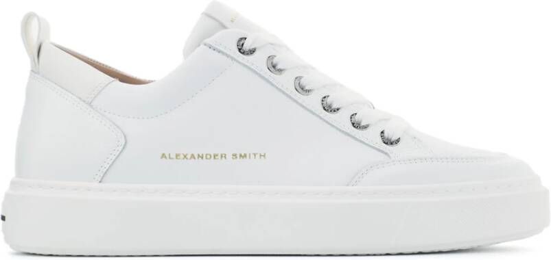 Alexander Smith Luxe Witte Bond Street Sneakers White Heren