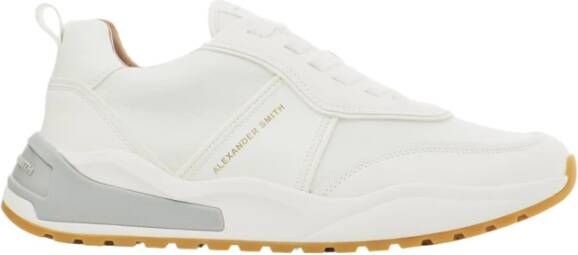 Alexander Smith Witte Eco-Dover Sportieve Sneakers White Heren