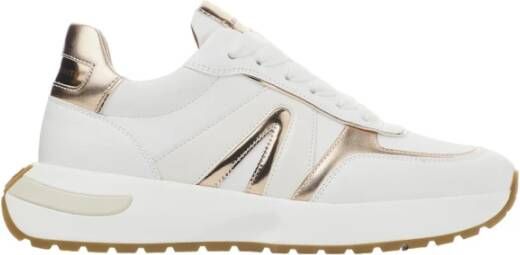 Alexander Smith Witte Koper Runner Sneakers Multicolor Dames