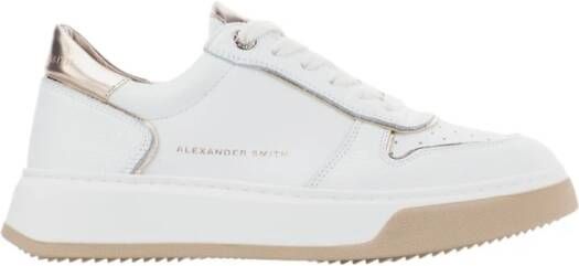 Alexander Smith Witte Koperen Sneakers Multicolor Dames