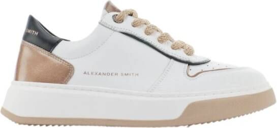 Alexander Smith Witte Roest Harrow Vrouw Sneakers White Dames