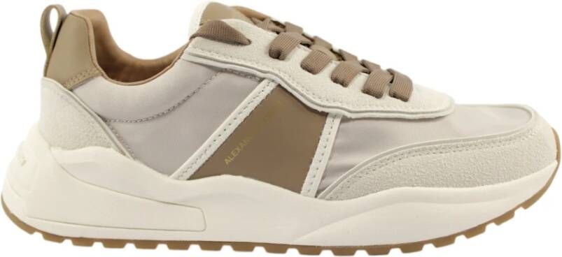 Alexander Smith Witte Sand Dover Sneakers White Heren