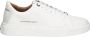 Alexander Smith Witte Sneakers met Gehamerd Leer White Heren - Thumbnail 1