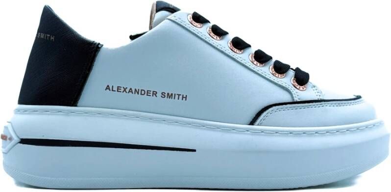 Alexander Smith Witte Sneakers Model 1806 Collectie 2024 2025 White Dames