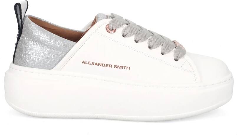 Alexander Smith Witte sneakers White Dames