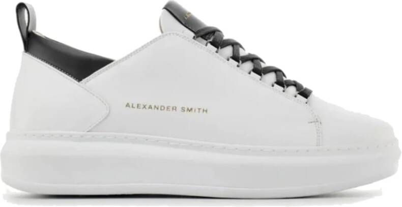 Alexander Smith Wit Zwart Sneakers Herfst Winter 2023 2024 White Heren