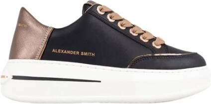 Alexander Smith Zwart Donker Koper Lancaster Vrouw Sneakers Black Dames