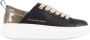 Alexander Smith Zwart Goud Eco Wembley Dames Sneakers Black Dames - Thumbnail 1