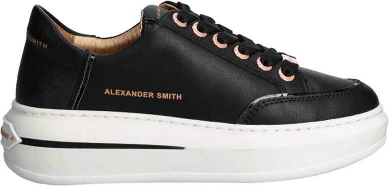 Alexander Smith Zwarte Donna Lancaster Sneakers Black Dames