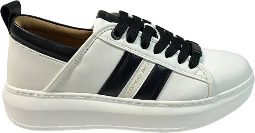 Alexander Smith Zwarte Inzet Sneakers White Heren